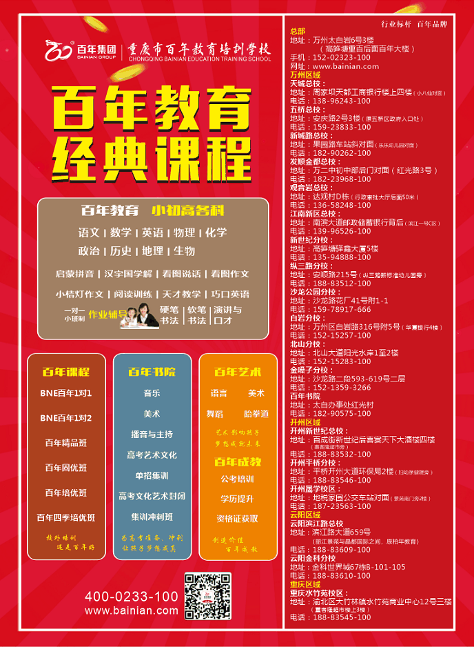 熱烈祝賀百年教育入駐云陽(yáng)，四重大禮，狂歡云陽(yáng)